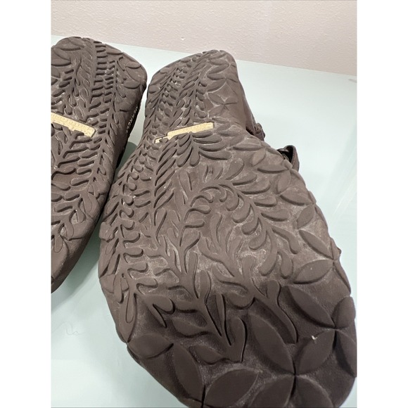 Merrell Sandals Women's Sz 10 Brown Leather Hiking Air Cushion Memory Foam - Picture 9 of 11